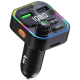 Modulator FM Auto cu Funcție Bluetooth Wireless RGB 7 Culori