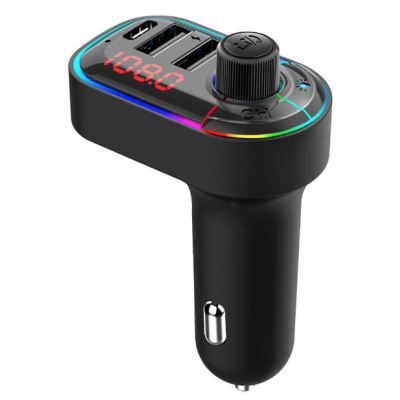 Modulator FM C12 Bluetooth Rgb 3.1A+Type C