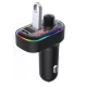 Modulator FM C12 Bluetooth Rgb 3.1A+Type C