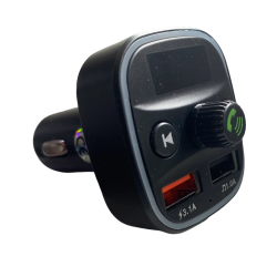 Modulator FM Q1 functie Bluetooth transmitator MP3 handsfree Negru