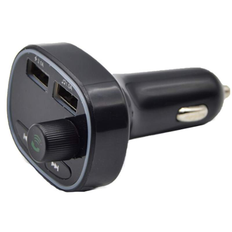 Modulator Transmitator FM cu functie de incarcator auto Usb Bluetooth 5.0 12 24 V T30