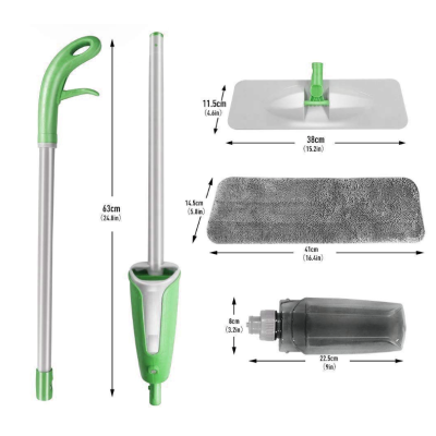 Mop cu pulverizator rotire 360 si laveta din microfibra