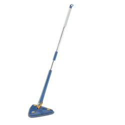 Mop multifunctional pentru suprafete uscate si ude cap triunghiular rotativ