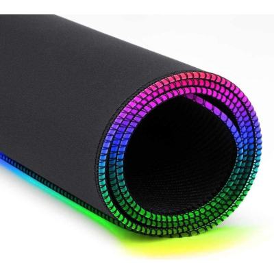 Mouse pad gaming FGD-02 cu iluminare LED RGB