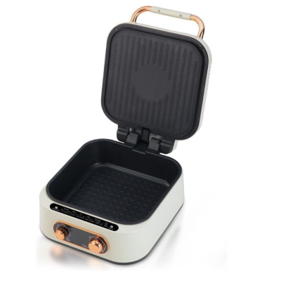 Multicooker RAF 3 In 1 Hot Pot Grill putere 1800W Alb