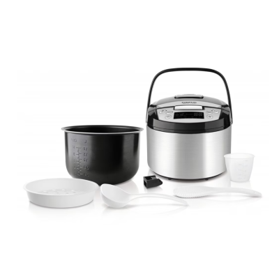 Multicooker Taurus Master Cuisine 860W capacitate 5 l cu 12 programe Timer Ecran LCD Inox