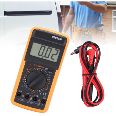 Multimetru DT9205A electric digital multifunctional universal cu test de electricitate durabil de inalta precizie