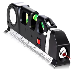 Nivela cu Laser Level Pro3 Multifunctionala cu Boloboc si Ruleta