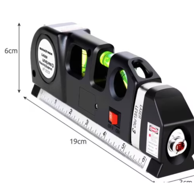 Nivela cu Laser Level Pro3 Multifunctionala cu Boloboc si Ruleta