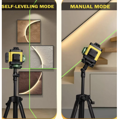 Nivela Laser 3D LEIHMANN cu Linii Verzi si Accesorii Complete