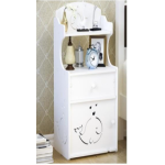 Noptiera cu 3 rafturi 51 x 24 x 17 cm Alb