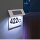 Numar de Casa cu LED si Panou Solar cifre de la 0 la 9 litere de la A la H 11446B