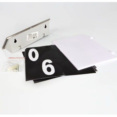 Numar de Casa cu LED si Panou Solar cifre de la 0 la 9 litere de la A la H 11446B