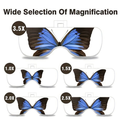 Ochelari cu 5 LUPE 2 LED 9892B2 Incarcare USB 1.5 - 3.5x