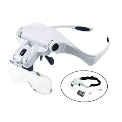 Ochelari cu 5 LUPE 2 LED 9892B2C Incarcare USB