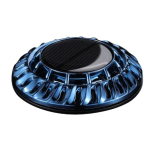 Odorizant auto cu incarcare solara ROTUND rezerve reutilizabile model minimalist