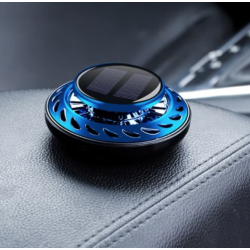 Odorizant auto cu incarcare solara ROTUND rezerve reutilizabile model minimalist