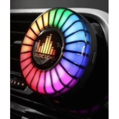 Odorizant auto D2 functie umidificator Led cu ritm muzical RGB Bluetooth