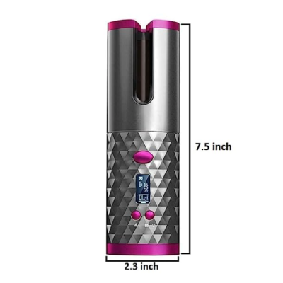 Ondulator Automat fara fir 6 trepte de temperatura si afisaj LCD Incarcare USB