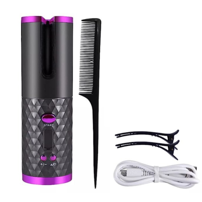 Ondulator Automat fara fir 6 trepte de temperatura si afisaj LCD Incarcare USB