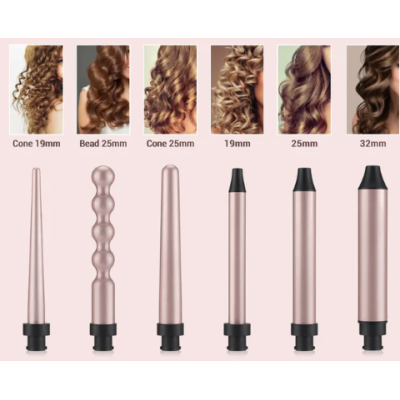 Ondulator de par 7 in 1 cu 2 Trepte temperatura Potrivit pentru parul uscat si ud