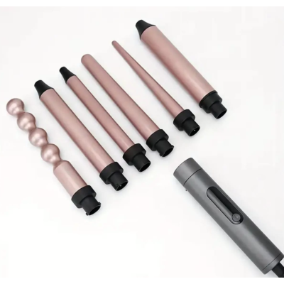 Ondulator de par 7 in 1 cu 2 Trepte temperatura Potrivit pentru parul uscat si ud