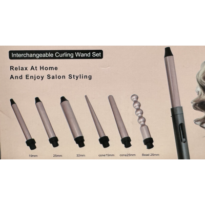 Ondulator de par 7 in 1 cu 2 Trepte temperatura Potrivit pentru parul uscat si ud