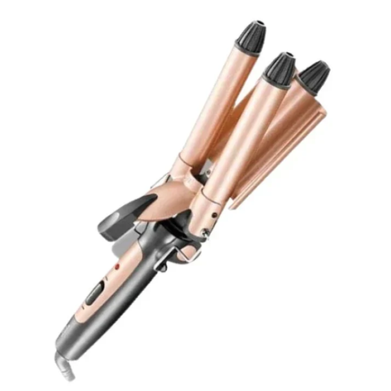 Ondulator pentru par Kemei KM 1010A cu 3 tuburi