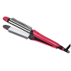 Ondulator profesional GW 7619 cu placa de indreptat parul 2 in 1