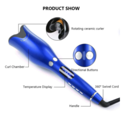 Ondulator rotativ cu afisaj digital LCD ALBASTRU