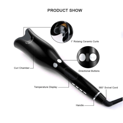 Ondulator rotativ profesional cu afisaj digital LCD Ceramic Rorting Curelr 1