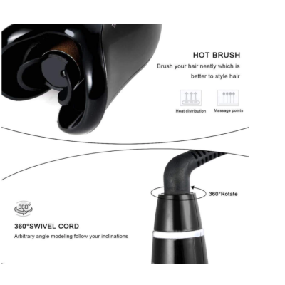 Ondulator rotativ profesional cu afisaj digital LCD Ceramic Rorting Curelr 1