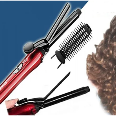 Ondulator si perie de par profesional 2 in 1 GM2906 putere 30W