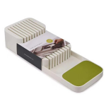 Organizator / suport pentru cutite 2 nivele pentru 18 cutite Alb