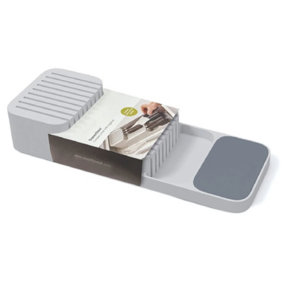 Organizator / suport pentru cutite 2 nivele pentru 18 cutite Alb