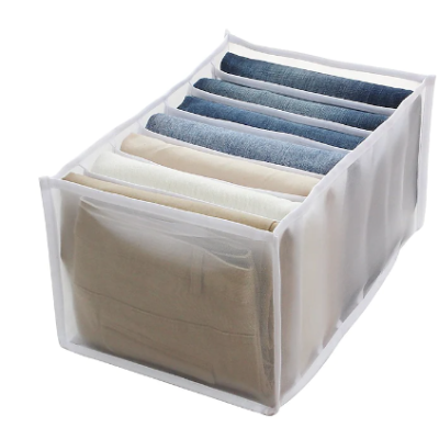 Organizator haine pliabil textil pentru sertare