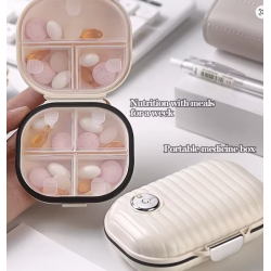 Organizator medicamente 7 compartimente tip portofel