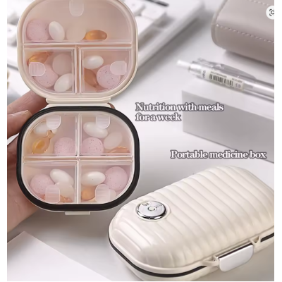 Organizator medicamente 7 compartimente tip portofel