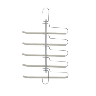 Organizator pentru pantaloni 5 suporturi otel inoxidabil