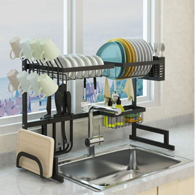 Organizator pentru uscat vasele reglabil 85cm