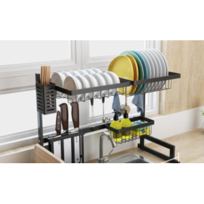 Organizator pentru uscat vasele reglabil 85cm