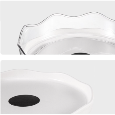 Organizator rotativ 360 grade pentru bucatarie / baie 27 cm alb