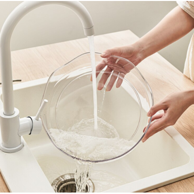 Organizator rotativ 360 grade pentru bucatarie / baie 27 cm alb