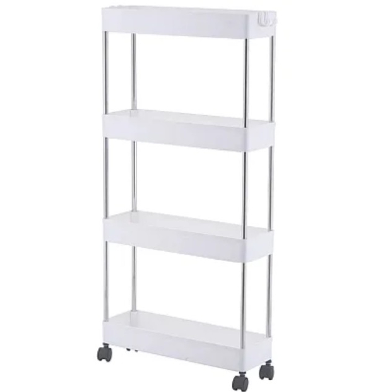 Organizator tip carucior multifuncional cu 4 rafturi Alb MD