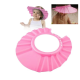 Palarie tip aparatoare pentru ochi si urechi pentru spalat pe cap si protectie solara pentru bebelusi ROZ