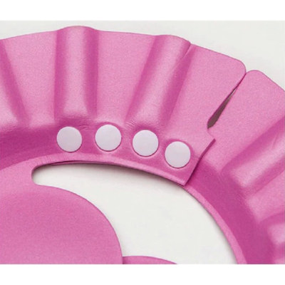 Palarie tip aparatoare pentru ochi si urechi pentru spalat pe cap si protectie solara pentru bebelusi ROZ