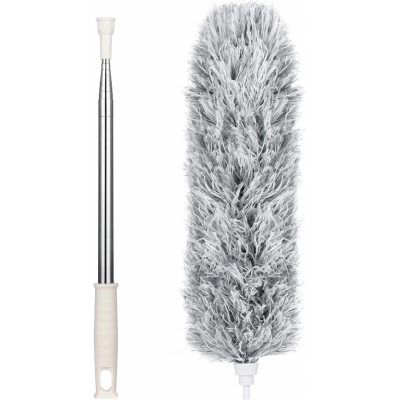 Pamatuf microfibra telescopic 2.5m. cu un capat pentru zone greu accesibile