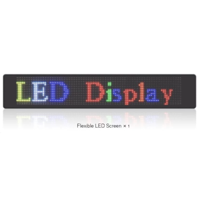Panou LED auto afisaj cu led flexibil RGB programabil prin bluetooth