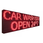 Panou luminos de exterior 100 x 20 cm LED ROSU