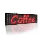 Panou luminos de exterior 100 x 20 cm LED ROSU